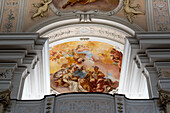 Fresko in der Kirche des Klosters Niederaltaich in Niederaltaich, Niederbayern