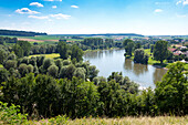 Blick über die Donau nahe Weltenburg, Niederbayern