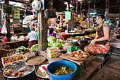 Sake Nyein Zei market in Myeik in Myanmar