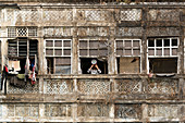 Apartment houses in Yangon, Myanmar