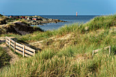 Dunes on the beach of Tyloesand, Sweden