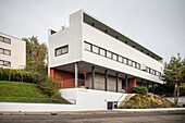 UNESCO Welterbe Le Corbusier Haus, Weißenhofsiedlung, Stuttgart, Baden-Württemberg, Deutschland