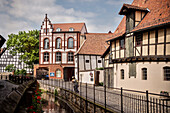 UNESCO World Heritage framework town Quedlinburg, historic town center, Saxony-Anhalt, Germany