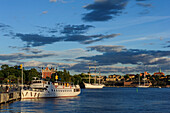 Skeppsholmen, youth hostel on the sailing ship Vandrarhem af Chapman and Skeppsholmen, Stockholm, Sweden