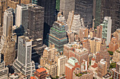 view of the buildings of midtown from the observatory of the empire state building, midtown, manhattan, new york city, state of new york, united states, usa