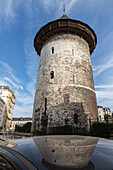 tower of the old castle of rouen (76), france