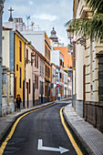small street, la laguna, island of tenerife, canary islands, spain, europe