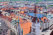 Old town hall (Altes Rathaus) at Marienplatz Square, Munich, Bavaria, Germany, Europe