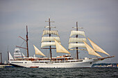 sailingship, Windjammerparade, Kiel Week, Baltic Sea, Kiel, Kiel fjord, Schleswig Holstein, Germany