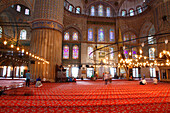 Turkey, Istanbul, municipality of Fatih, district of Sultanahmet, Sultanahmet  mosque or  Blue Mosque