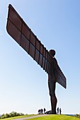 England, Tyne and Wear, Gateshead, Angel of the North Sculpture by Sir Antony Gormley