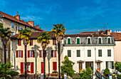 France, Landes, thermal city of Dax, housing buildings in the city centre