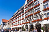 Germany, Bavaria, Munich, Neuhauser strasse Shopping Street