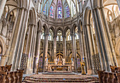 Normandy, Manche, Notre Dame de Coutances Cathedral choir (Historical Monument)