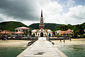 Saint-Henri church, Bourg des Anses d'Arlet, Martinique, France