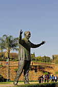 Africa, South Africa, Gauteng, Pretoria, Capital, the Union Buildings ( 1913 ), Seat of government, Architect: Herbert Baker, Statue: Nelson Mandela ( 2013 ), Park: Louis Botha