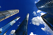 Asia, China, Shanghai.. LujiazuiTour Shanghai. Jin Mao Tower. Pudong