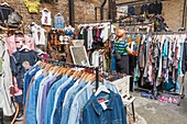 England, London, Shoreditch, Spitalfields Market, Vintage Clothing Shop