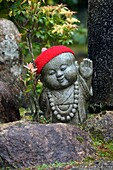 Senso-ji temple, Jinzo, Statue that protects the children, travelers and pregnant women, Asakusa district, Tokyo, Japan, Asia