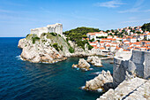 The historical fortress of Lovrijenac, Dubrovnik, Croatia, Europe