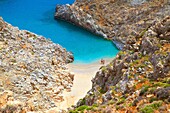 Seitan Limania Beach, Akrotiri, Crete, Greek Islands, Greece, Europe