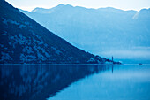 Dawn in The Bay of Kotor, UNESCO World Heritage Site, Montenegro, Europe