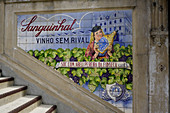 Advertising tiles, Porto, Portugal, Europe
