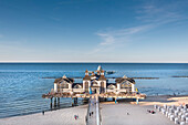 Sellin Pier, Sellin, Ruegen Island, Mecklenburg-Western Pomerania, Germany