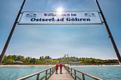 Pier, Goehren, Ruegen Island, Mecklenburg-Western Pomerania, Germany