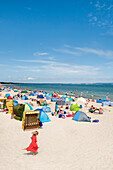 Beach, Binz, Rügen Island, Mecklenburg-Western Pomerania, Germany