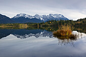 Barmsee, view to Karwendel, Werdenfelser Land, Bavaria, Germany