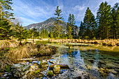 Bach im Brunntal, Wildalpen, Kärnten, Österreich