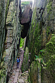 Kungsklyftan, Canyon at Wetterberg, film set for Ronja Räubertochter, Fjällbacka, Sweden