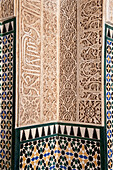 mosaic, Alhambra, Granada, Andalusia, Spain, Europe