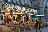 Quai de la Douane, Grand Bar Castan, street Cafe, Bordeaux, France