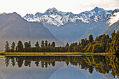 Mirror Lakes in the region Southland, South Island, New Zealand