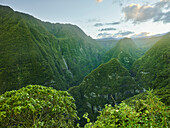 view into the Cirque de Takamaka, Réunion, France