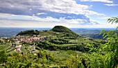 Valpolicella Weingebiet bei Cerna, Veneto, Italien