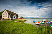 restaurant, Gaienhofen, Lake Constance, Baden-Württemberg, Germany