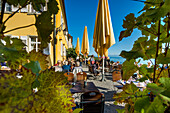 restaurant, Meersburg, Lake Constance, Baden-Württemberg, Germany