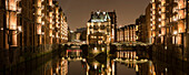Wasserschloß, Speicherstadt, Hamburger Habour, HafenCity, Hamburg-Center, Hamburg, northern Germany, Germany