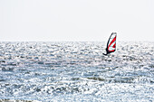 Windsurfing on Baltic Sea, Kellenhusen,  Schleswig Holstein, Germany