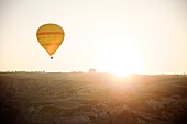 Sunrise in Cappadocia.