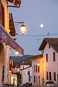Itxaussu is a picturesque village in the Basque country France. Nightscape.