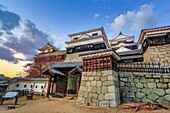 Japan, Shikoku Island, Matsuyama City, Matsuyama Castle.