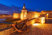 Concarneau, The old Ville Close, Bretagne, Brittany, France.