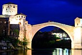 Old bridge 'Stari Most' of Mostar, Bosnia and Herzegovina.