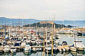 Abundance Of Boats In A Harbour; Antibes, Cote D'azur, France