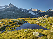 Hohe Riffl, Eiskögele, Glockner Gruppe, Hohe Tauern Nationalpark, Salzburg, Österreich