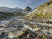 Sonnblickkeesbach, Eiskögele, Tauernkogel, Hohe Tauern Nationalpark, Salzburg, Österreich